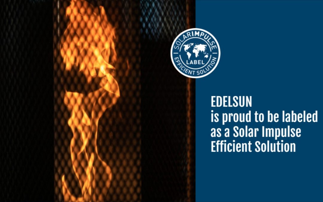 Edelsun retenu parmi les 1’000 solutions profitables pour l’environnement de la Fondation Solar Impulse